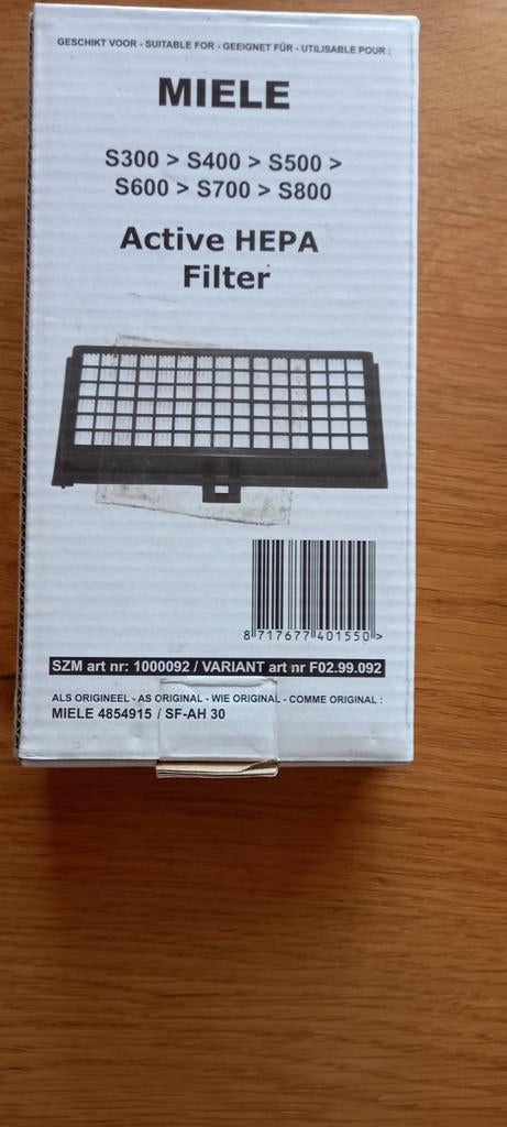 Miele Active HEPA Filter - Nieuw, Ophalen of Verzenden