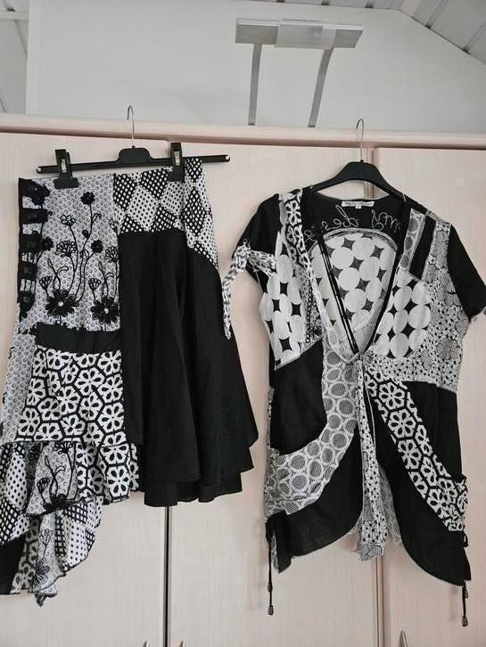 Mooie rok met gilet My Design Paris maat 40, Ophalen of Verzenden, Zo goed als nieuw, Maat 38/40 (M)