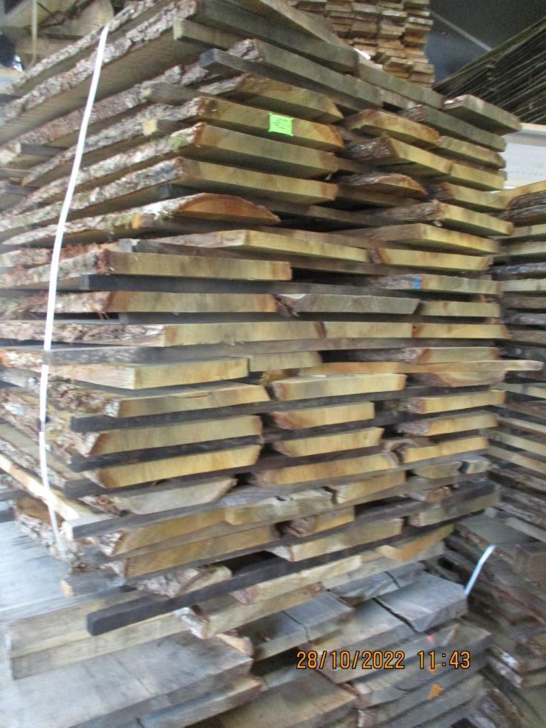 eiken schaaldelen 3 cm dik diverse vanaf €20 per plank, Doe-het-zelf en Verbouw, Hout en Planken, Ophalen, 25 tot 50 mm, Eiken