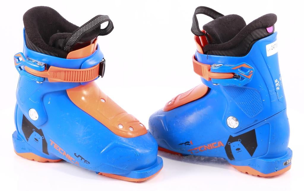 30 30,5 EU kinder skischoenen TECNICA JTR 1, BLUE/orange, Overige merken, Gebruikt, 100 tot 140 cm, Schoenen