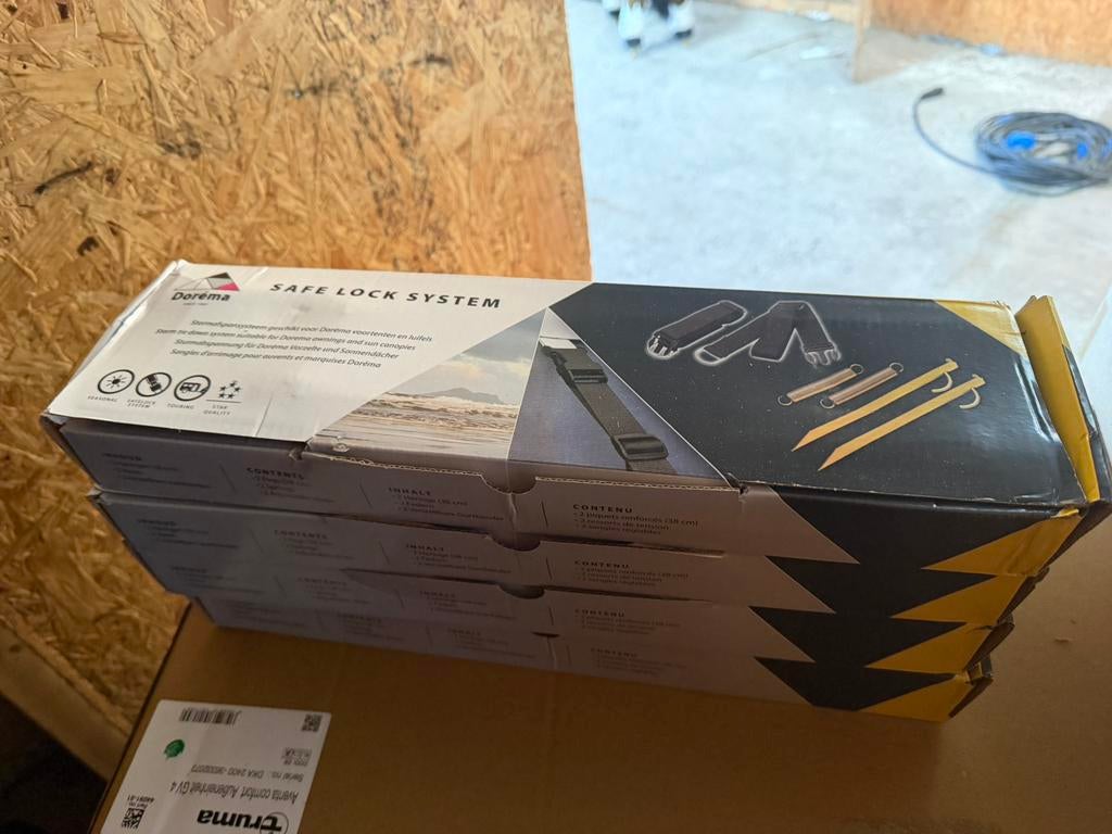 Te koop Dorema Safe Lock Stormbandset (set van 2) nieuw, Ophalen of Verzenden, Nieuw