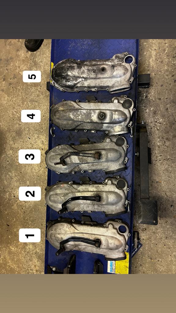 Piaggio 125cc carterkappen skipper hexagon, Piaggio, Gebruikt, Overige typen, Ophalen of Verzenden