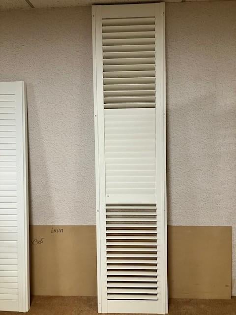 shutters, Ophalen, 200 cm of meer, Wit, Nieuw