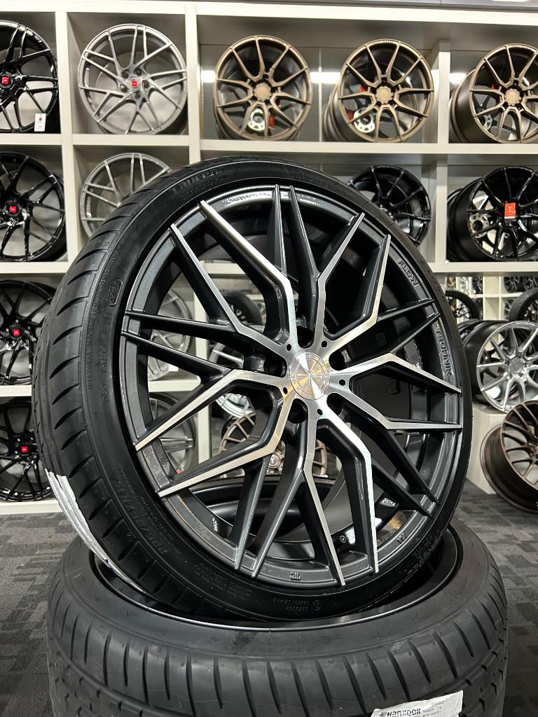 ACTIE | 19 INCH YANAR IST-34 VELGENSET 5X112 GOLF LEON A3, 19 inch, Banden en Velgen, Nieuw, Ophalen of Verzenden