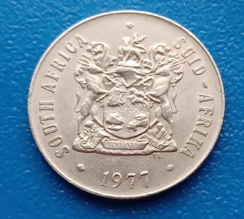 Zuid-Afrika 50 cents - 1977, Verzenden, Zuid-Afrika, Losse munt