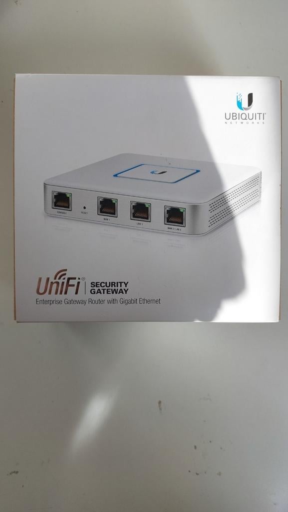 Ubiquiti UniFi Security Gateway Router, Computers en Software, Routers en Modems, Ophalen, Nieuw, Router, Ubiquiti