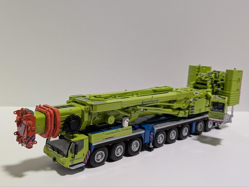 Wsi Liebherr Ltm1500 Kynningsrud kraan., Ophalen of Verzenden, Zo goed als nieuw, Hijskraan, Tractor of Landbouw, Wsi