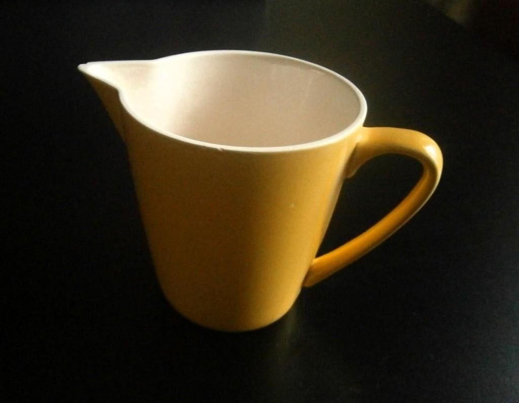 Villeroy & Boch gele vintage kan, Ophalen of Verzenden
