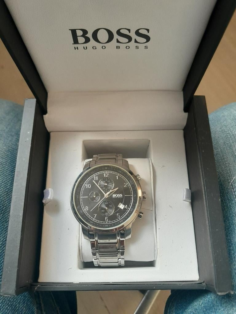 Hugo Boss Herenhorloge - Stijlvol en Elegant, Overige merken, Staal, Gebruikt, Staal