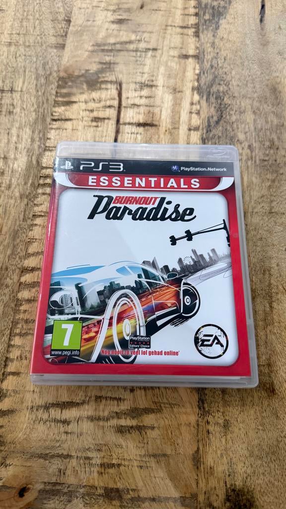 Burnout Paradise - PS3 Racegame, Spelcomputers en Games, Games | Sony PlayStation 1, Gebruikt, Racen en Vliegen, 1 speler, Vanaf 7 jaar