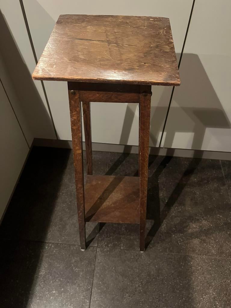 Antiek tafeltje zie foto, Ophalen, Gebruikt