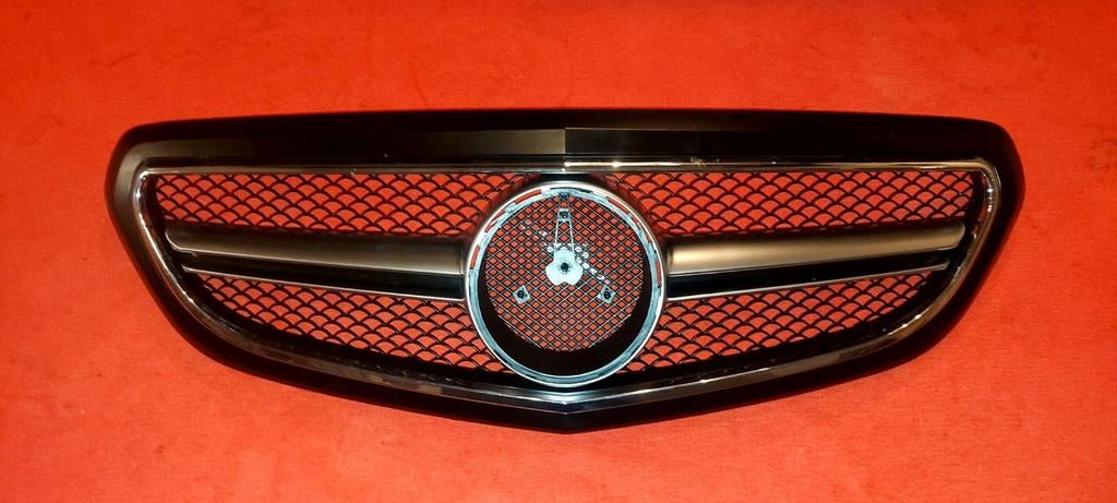 Mercedes W212 E Klasse AMG Look Panamericana Grill Sportgril, Auto-onderdelen, Ophalen of Verzenden, Nieuw, Mercedes-Benz, Motorkap