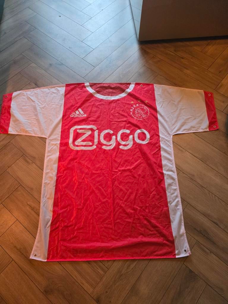 Ajax shirt spandoek, Maat M, Ophalen of Verzenden, Gebruikt, Clubaccessoires