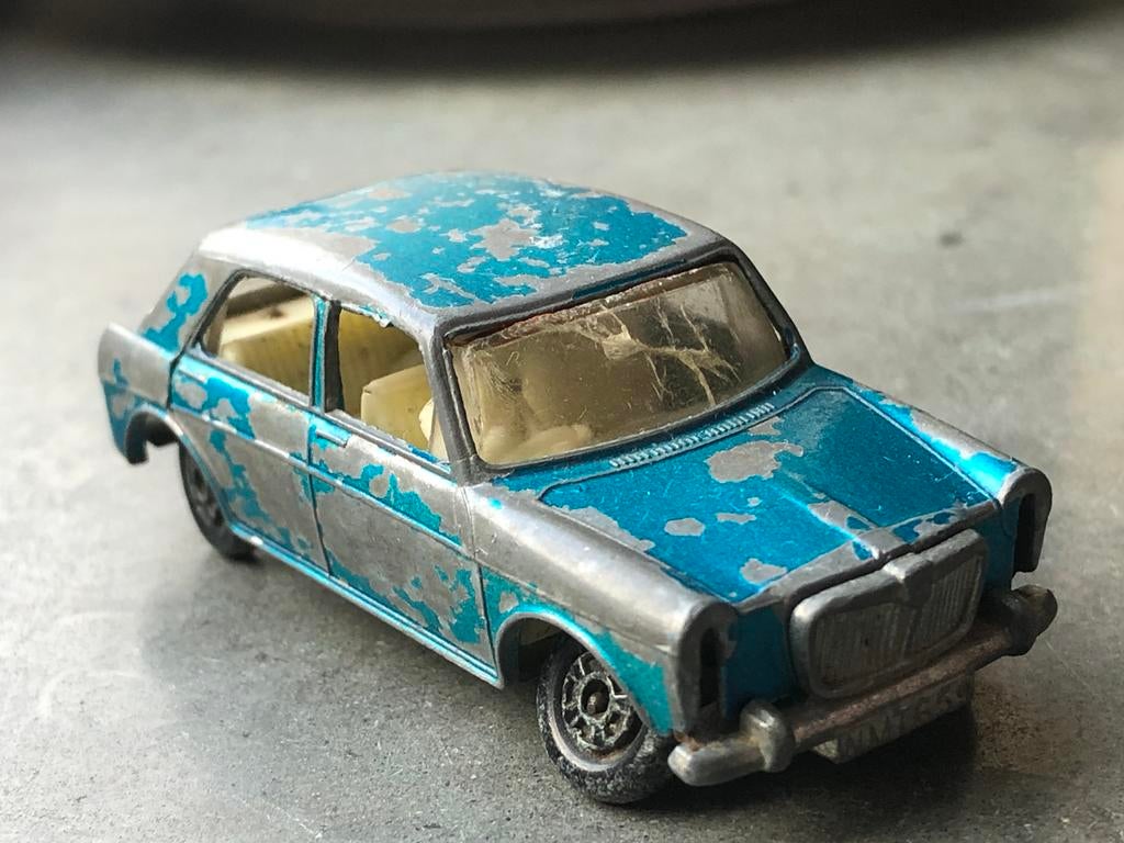 MG. 1100 Matchbox Series No. 64 Superfast 1970 Lesney, Ophalen of Verzenden, Gebruikt, Auto