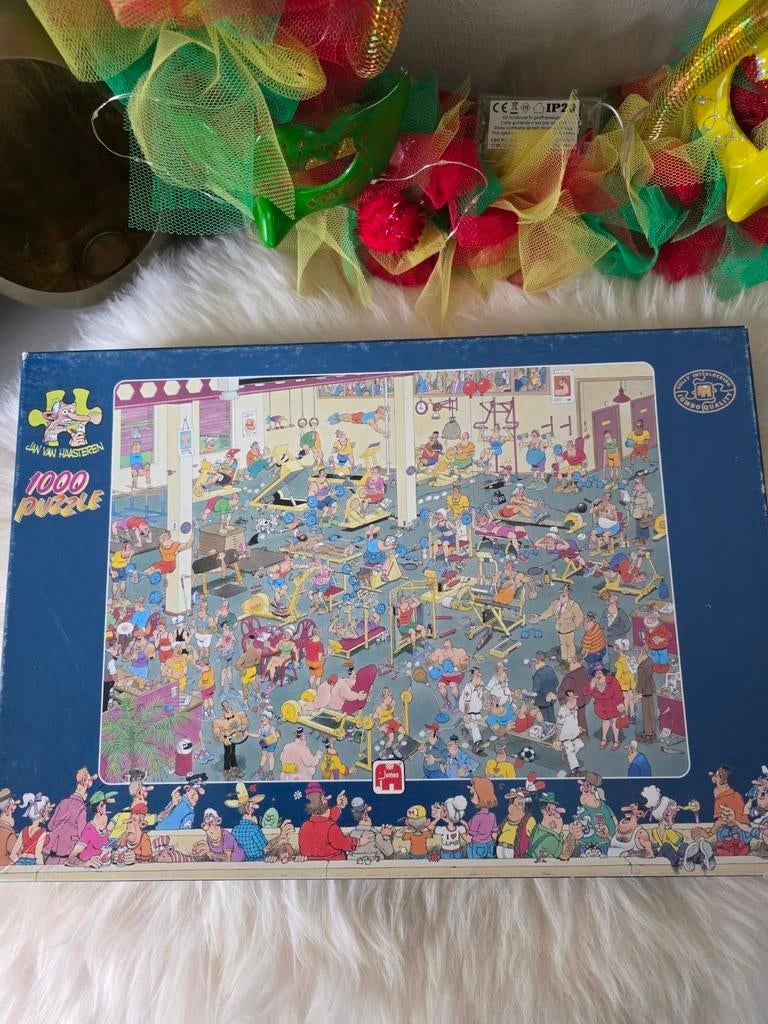 Jan van Haasteren Puzzel - Fitness, Ophalen of Verzenden, 500 t/m 1500 stukjes, Zo goed als nieuw, Legpuzzel