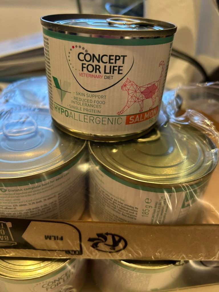 Kattenvoer Natvoer Concept for Life Hypoallergenic Zalm, Ophalen of Verzenden, Kat