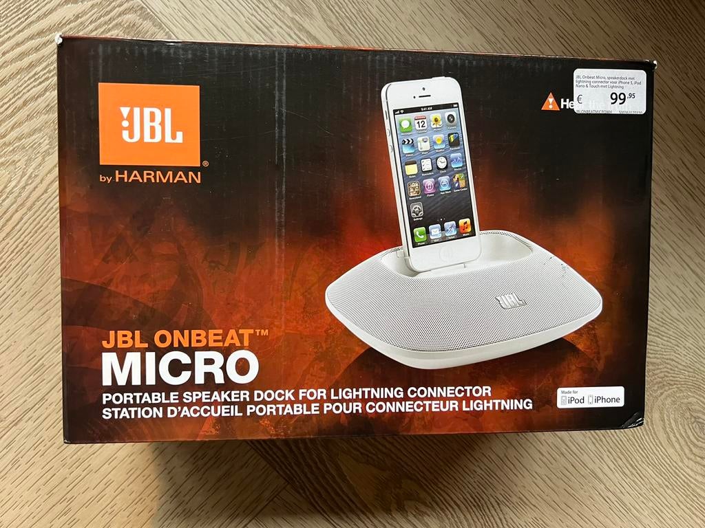 JBL speakerdock oud model, Gebruikt, JBL, Overige typen, Ophalen of Verzenden