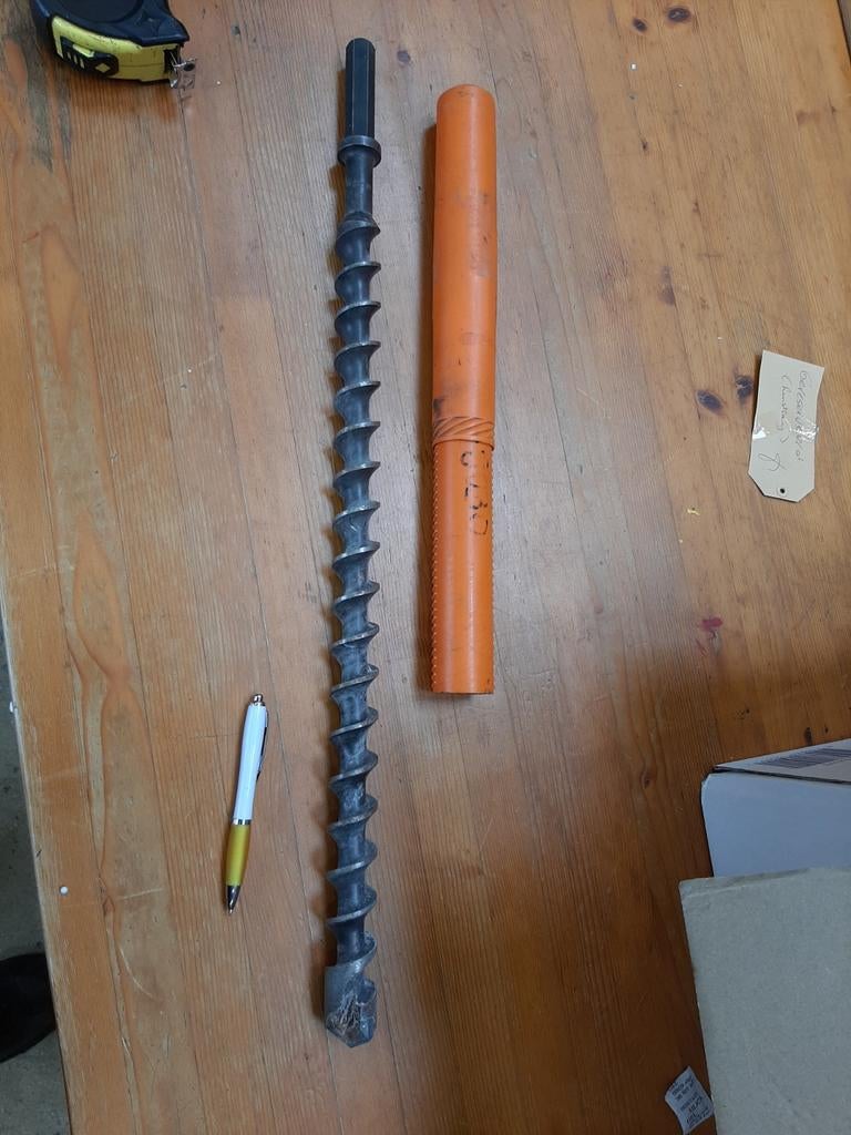 Grote boor 30 mm x 60 cm., Ophalen, Boormachine