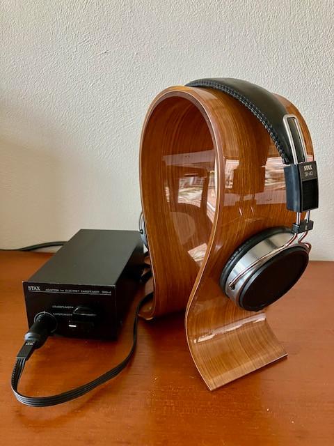 STAX SR 40 elektrostatische hoofdtelefoon/koptelefoon Japan, Audio, Tv en Foto, Ophalen of Verzenden, Gebruikt, Op oor (supra aural)