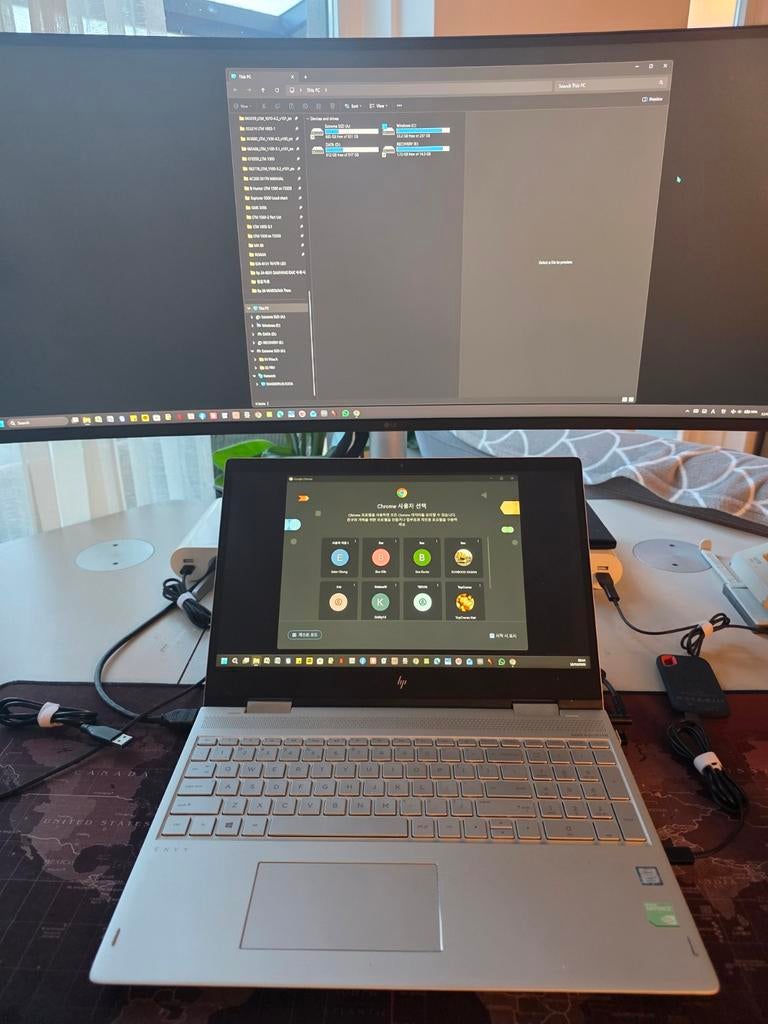 HP ENVY X360 15/intel i7/8GB RAM/1TB SSD/nieuwe batterij, Computers en Software, Windows Laptops, Gebruikt, 15 inch, SSD, Minder dan 2 Ghz