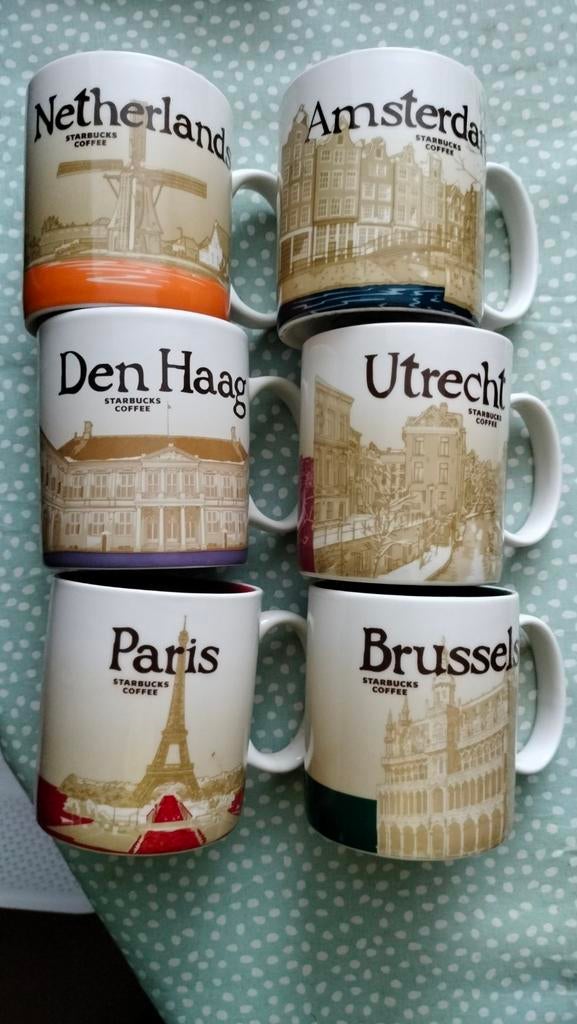 Starbucks City Mugs - Nederland, Amsterdam, Den Haag..., Nieuw, Ophalen of Verzenden, Overige stijlen, Kop(pen) en/of Schotel(s)