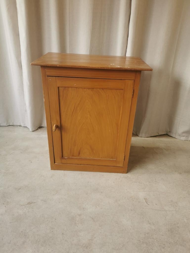 Oud vintage kastje, Ophalen, Gebruikt, Minder dan 45 cm, 70 cm of meer