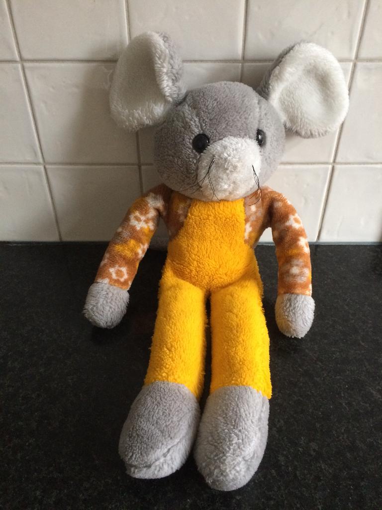 vintage knuffel jaren 70, Ophalen of Verzenden, Zo goed als nieuw, Pop