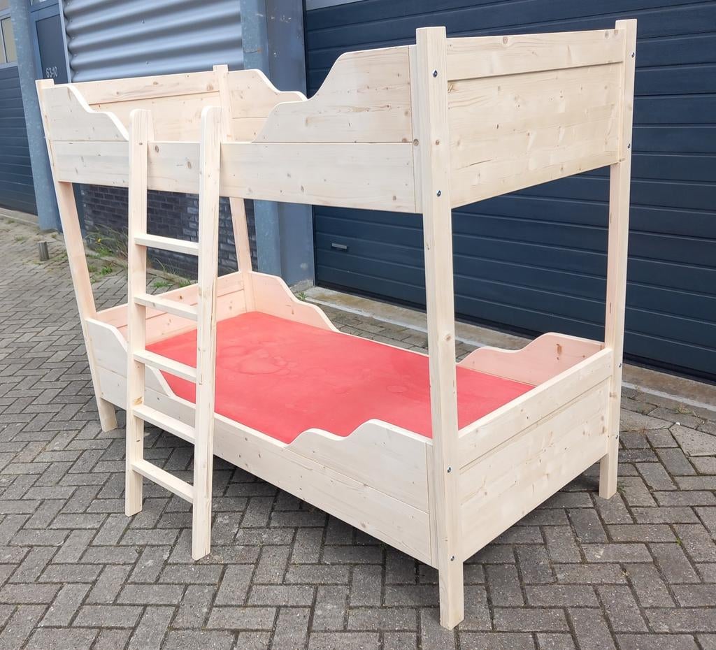 Stapelbed Roos 90x200 ook op andere maten, Ophalen, Nieuw, Stapelbed
