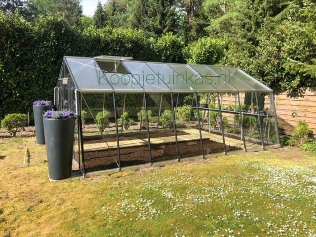 Tuinkas -S208 - 22,51m2 - veiligheidsglas - 380x591cm, Verzenden, Nieuw