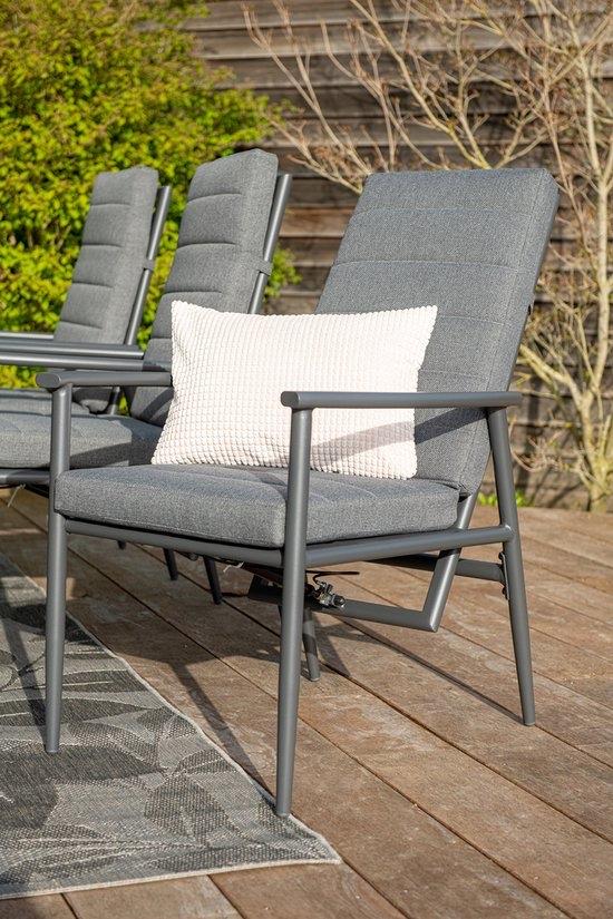 Verstelbare Tuinstoelen Biola - 3 stuks nieuw in de doos, Tuin en Terras, Tuinstoelen, Ophalen, Nieuw, Aluminium, Verstelbaar