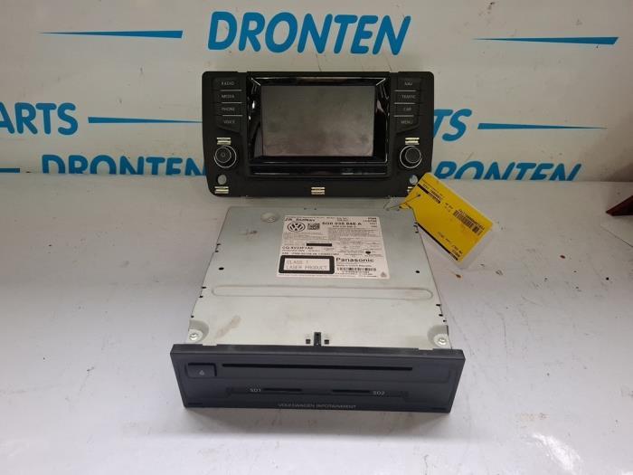 Radio van een Volkswagen Golf, Auto-onderdelen, Gebruikt, -, -, -