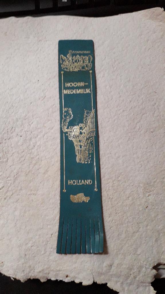 Boekenlegger leer, 22 cm. Stoomtram Hoorn Medemblik 5,00, Ophalen of Verzenden, Nieuw, Overige soorten, Overige typen