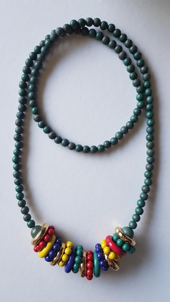 kralenketting, Sieraden, Tassen en Uiterlijk, Kettingen, Ophalen of Verzenden, Nieuw, Overige kleuren, Overige materialen