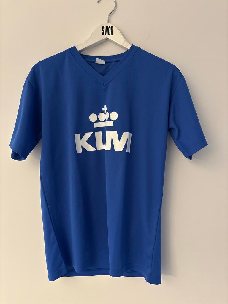 KLM Hardloopshirt - Maat M - Nieuwstaat, Ophalen of Verzenden, Nieuw, Maat 48/50 (M), Blauw