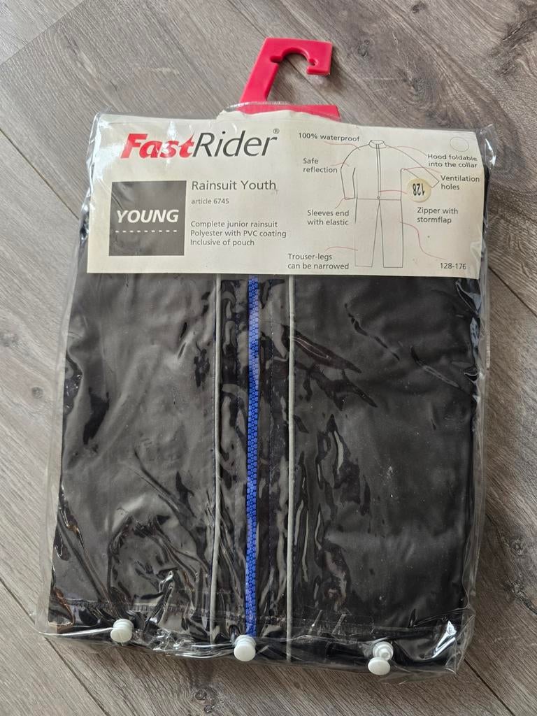 FastRider Regenpak Youth, maat 128, Nieuw (PW2), Ophalen of Verzenden, Nieuw