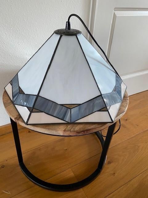 hanglamp, Huis en Inrichting, Lampen | Hanglampen, Ophalen, Zo goed als nieuw, Kunststof, Minder dan 50 cm