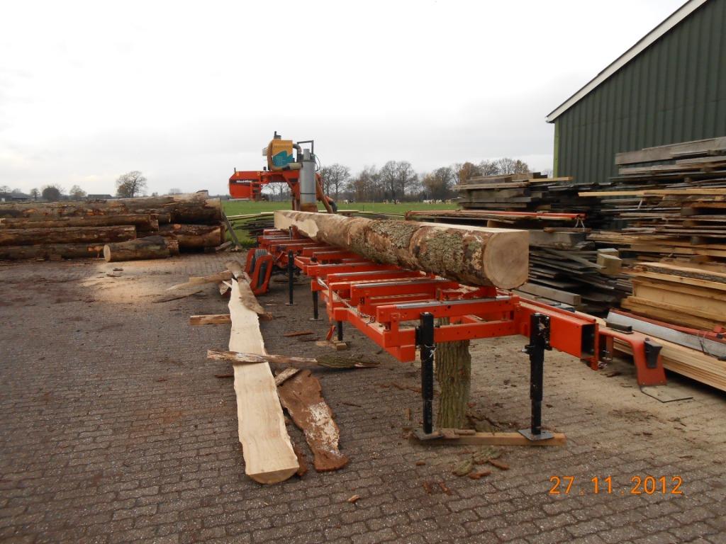 mobiele houtzagerij