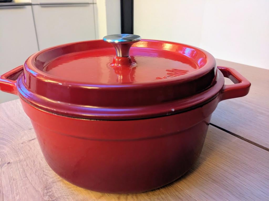 Sola gietijzeren braadpan 24cm., Ophalen, Gietijzer, Koekenpan of Braadpan
