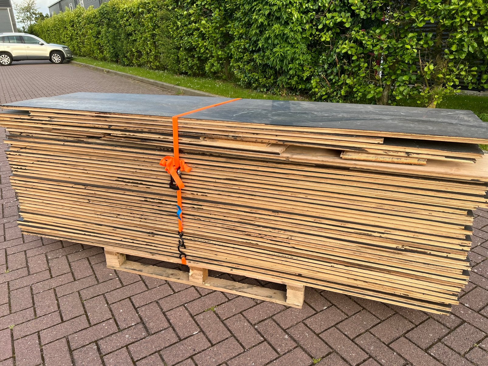 55m2 Parket /Duoplank gebruikt 2x30x240cm, Ophalen of Verzenden, Zo goed als nieuw, 250 cm of meer, Planken