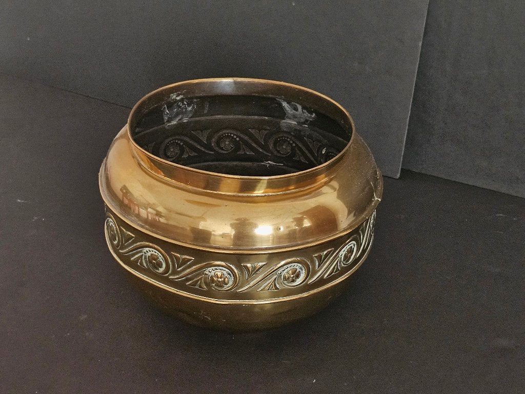 Twee antieke koperen potten, Ophalen, Koper