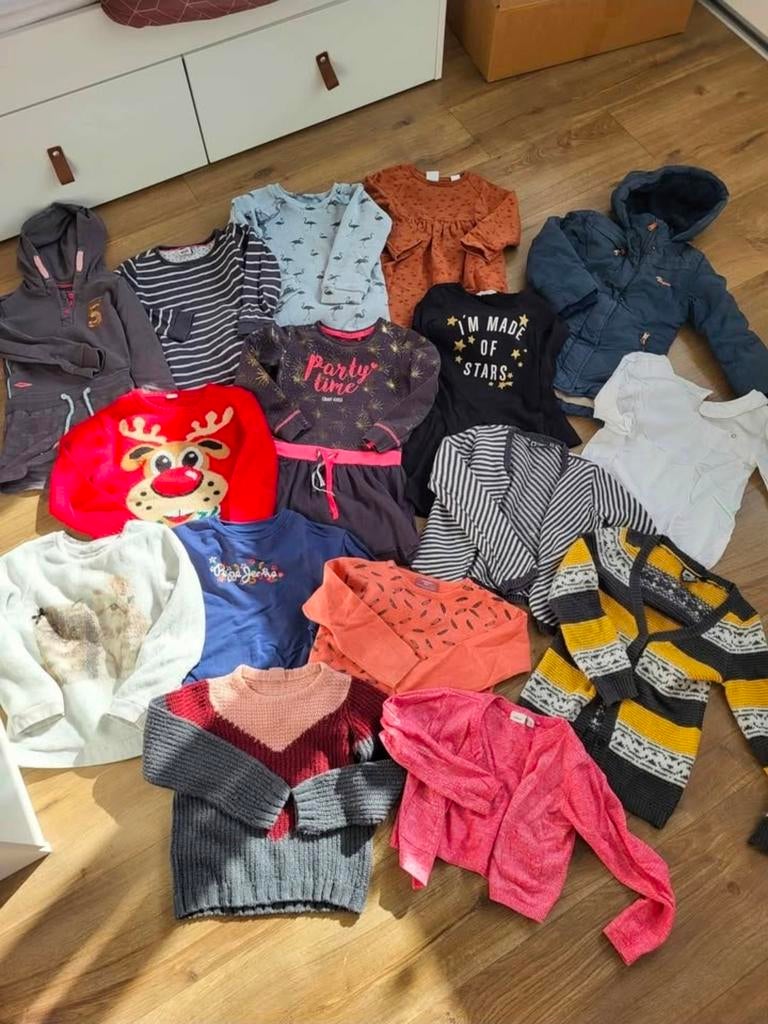 Merkkledingpakket meisje maat 110-116, Ophalen, Zo goed als nieuw, Meisje, Trui of Vest
