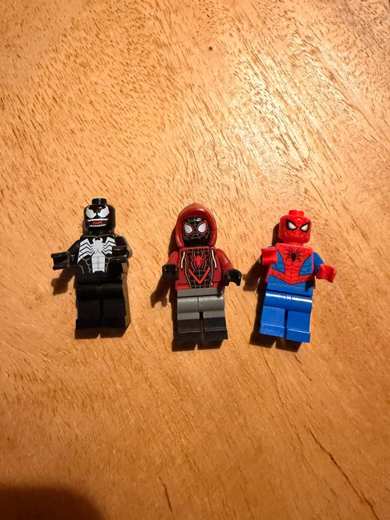 Setje LEGO Spiderman minifiguren (3 stuks), Ophalen of Verzenden, Gebruikt, Overige merken