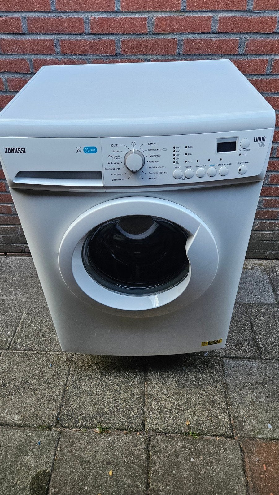 Zanussi Lindo 100 Wasmachine 7kg - Voorlader, Witgoed en Apparatuur, Wasmachines, Ophalen of Verzenden