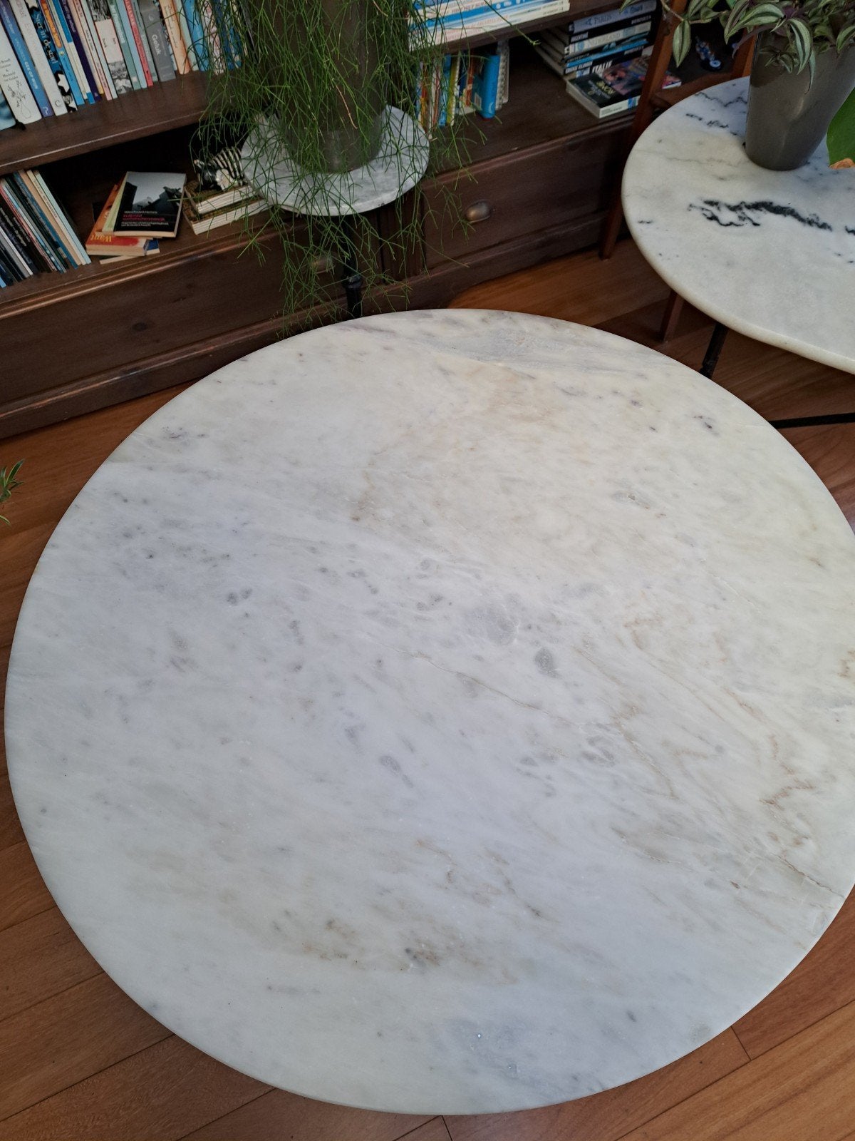 tafel blad van marmer. 75 cm., Ophalen of Verzenden, Gebruikt