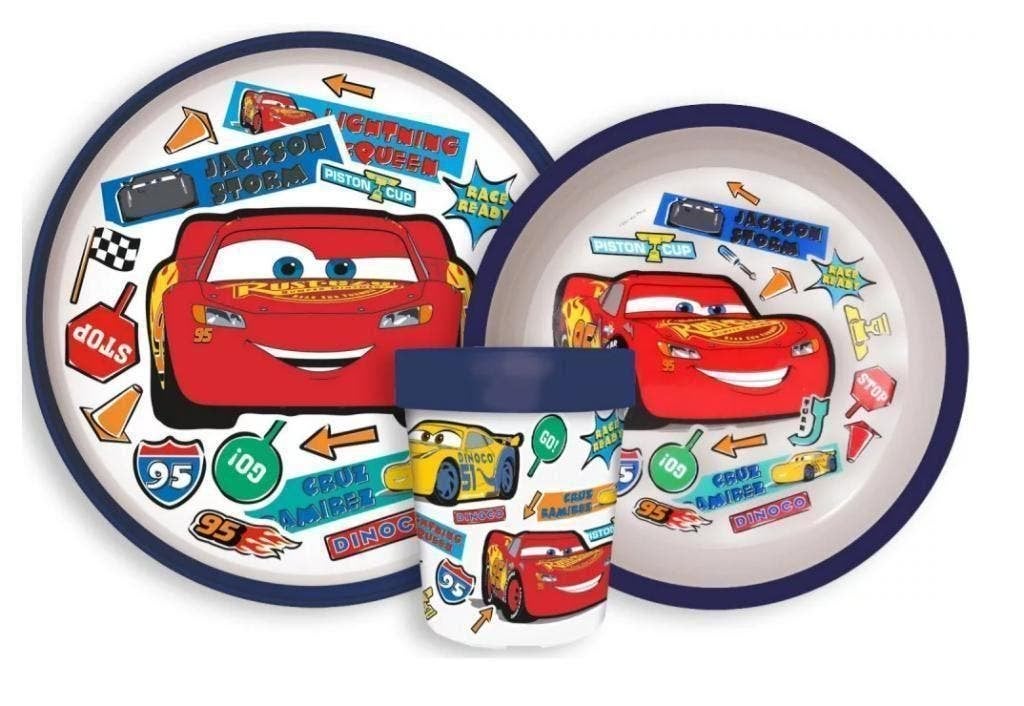 Disney Cars Kinderservies - Magnetron Eetsetje / Dinerset, Nieuw, Ophalen of Verzenden, Nvt, Nvt