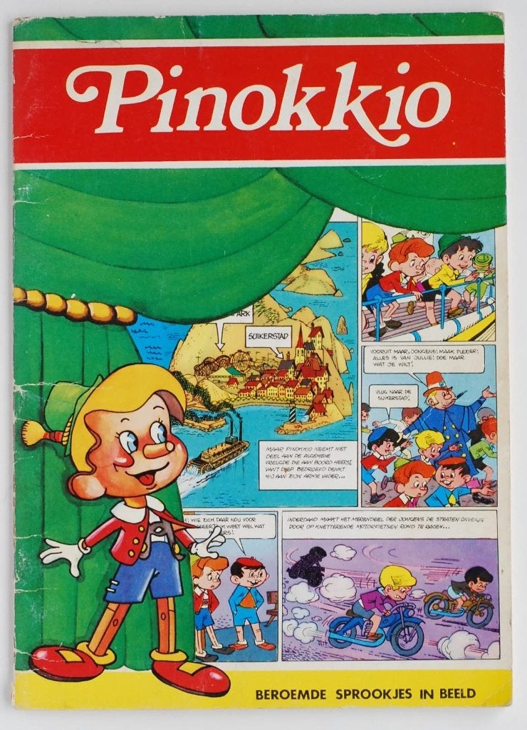 Pinokkio - Beroemde Sprookjes in Beeld - Stripboek 1978, Eén stripboek, Verzenden, Gelezen