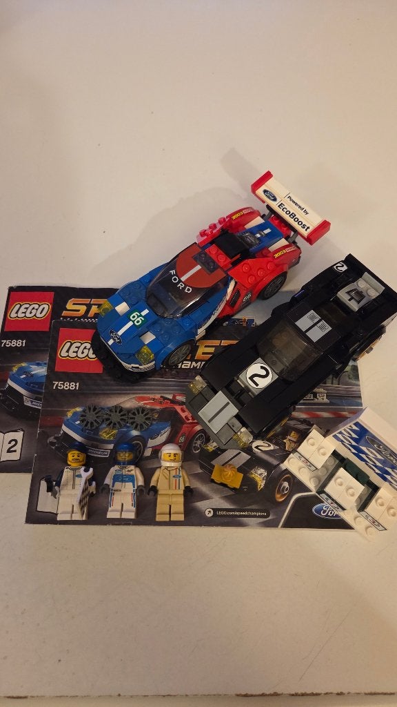 Lego Speed Champions Set 75881 2016 Ford GT & 1966 Ford GT40, Kinderen en Baby's, Speelgoed | Duplo en Lego, Compleet, Lego, Zo goed als nieuw