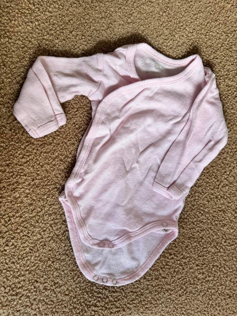 Roze overslag romper Zeeman Sweet & Soft maat 56, Ophalen of Verzenden, Gebruikt, Meisje