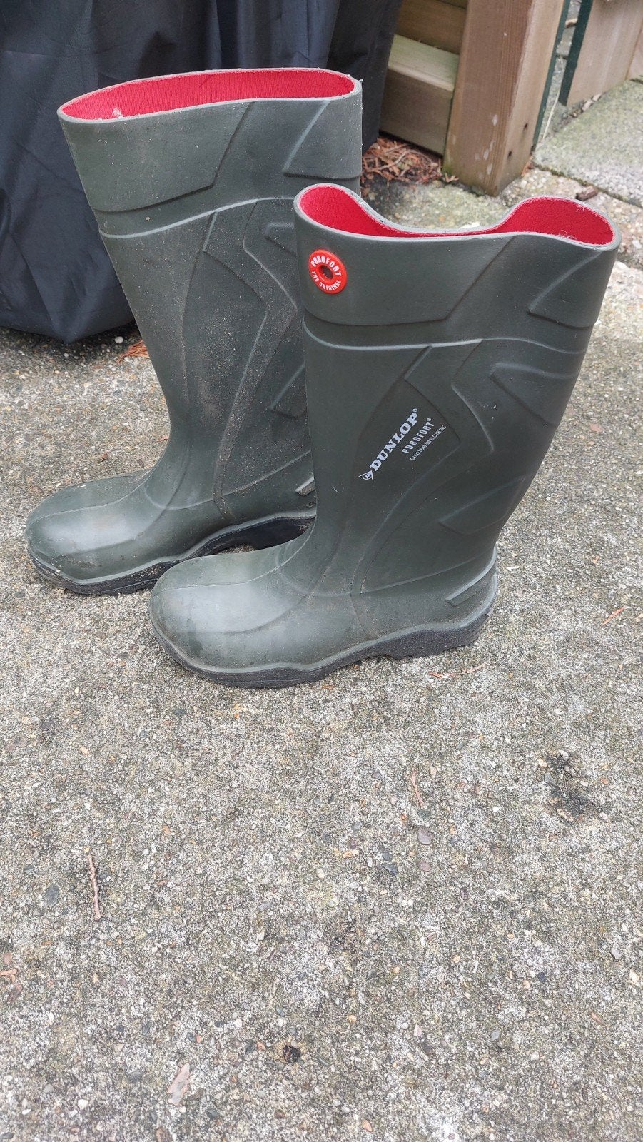Dunlop Purofort werklaarzen - Maat 41,Vallen groot!, Ophalen, Gebruikt, Heren, Laarzen