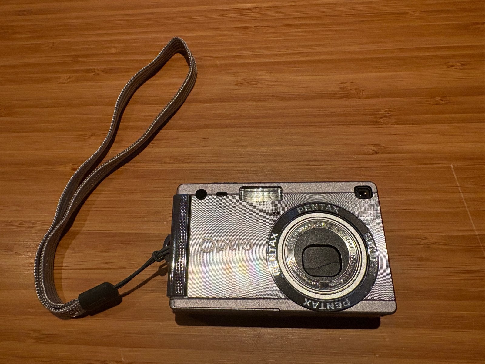 Pentax Optio S5i Compactcamera met accessoires, Ingebouwde flitser, Gebruikt, Ophalen of Verzenden, Compactcamera
